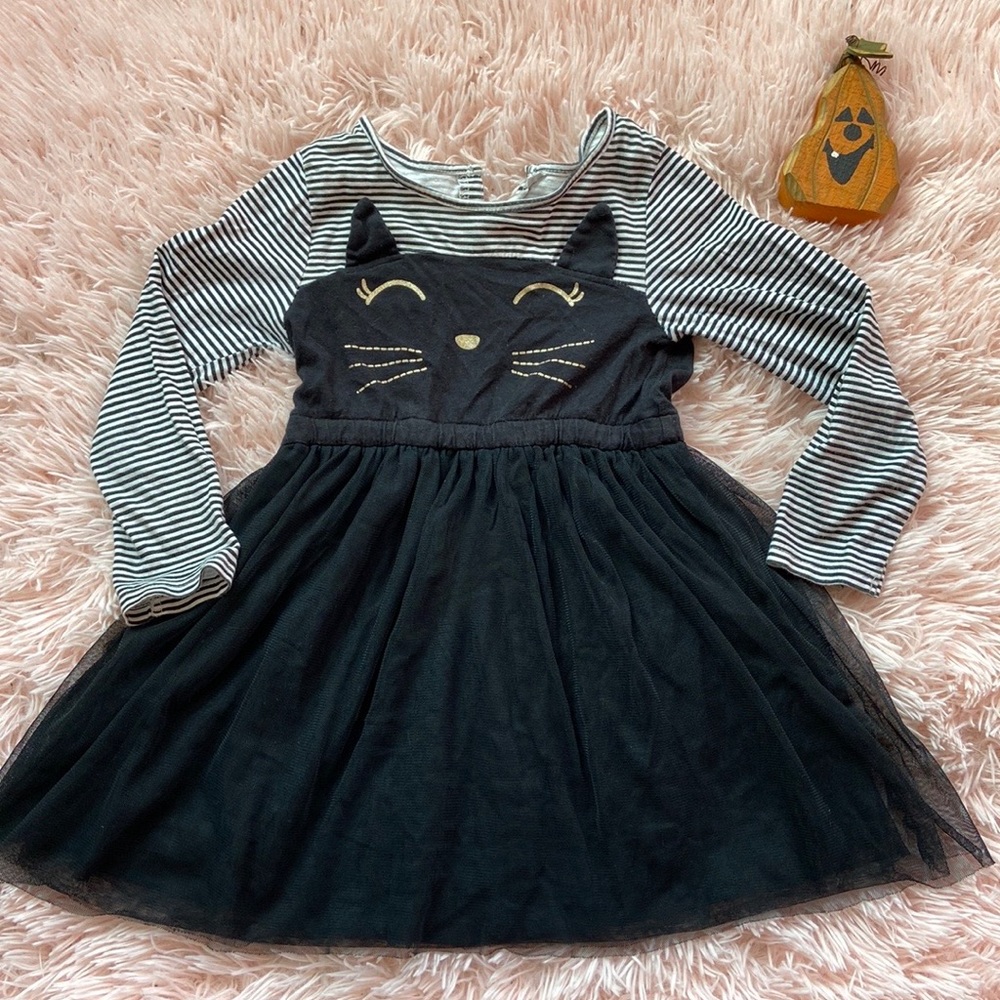 Halloween Black Cat Dress/Costume.